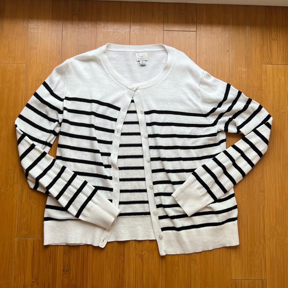 Striped Cardigan